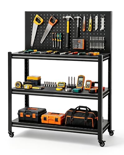 Pterying Pterying 52" Mobile Garage Work Bench Table, Lockable Wheels, — Side-by-side comparison of top picks in this category