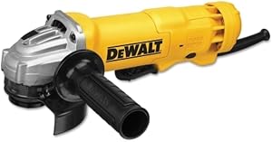 DEWALT Angle Grinder, 4.5 Inch, 11 Amp, 11,000 rpm, With Paddle Switch, Ergonomic Compact 