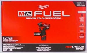 M12 Fuel Surge 1/4 in. Hex Hydraulic Driver 2 Battery Kit