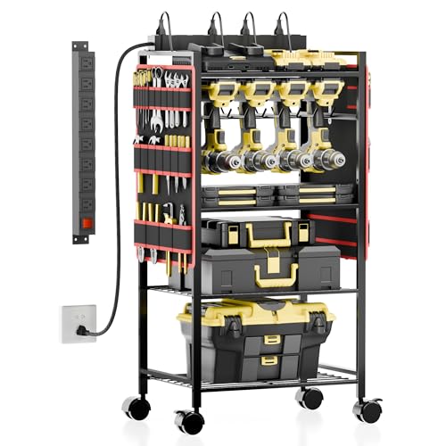 CFMASTER Power Tool Organizer Cart, Rolling Tool Storage Cart, Gift fo — How the options on this page compare