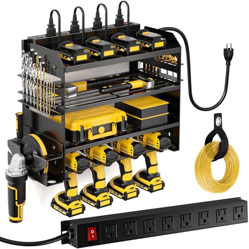 POKIPO POKIPO Power Tool Organizer Wall Mount with Charging Station,To — Our recommended pick for most buyers