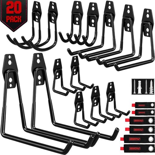 SEDY 20 Pack Heavy Duty Garage Storage Hooks with Extension Cord Organ — How the options on this page compare