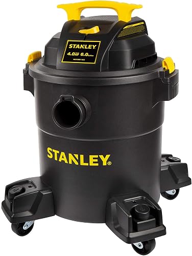 Stanley - SL18116P Wet/Dry Vacuum, 6 Gallon, 4 Horsepower Black — Real-world performance testing in action