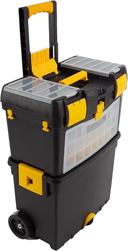 Rolling Tool Box with Wheels, Foldable Comfort Handle, and Removable T — Real-world performance testing in action