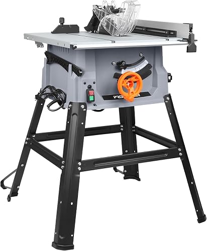 Prostormer 10 Inch Table Saw with Stand, 15A 5000RPM Portable Benchtop — Build quality and design details up close