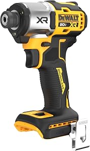 DEWALT 20V MAX XR Impact Driver, 1/4 Inch High Torque Brushless 3 Speed Premium Cordless w