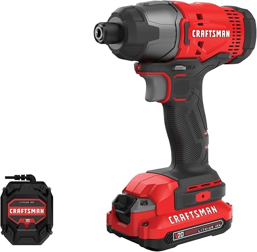 CRAFTSMAN 20V MAX Impact Driver Kit, 1/4 Inch, 2,800 RPM, LED Work Lig — Real-world performance testing in action