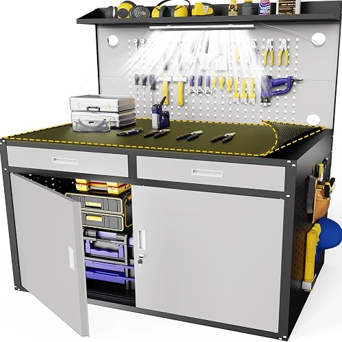 Eltean 48" Work Bench,Heavy Duty 2500 LBS Capacity Workbench with Draw — Manufacturer product photo — alternative options for best