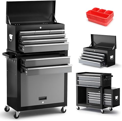 8-Drawer Tool Chest with Wheels,42'' Rolling Tool Chest Heavy Duty,Det — Key specifications at a glance