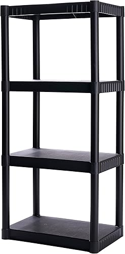 Plano 4-Shelf Plastic Storage Shelves, 48” x 23” x 14”, 200lb Capacity — Side-by-side comparison of top picks in this category