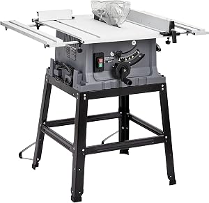 Table Saw, 10-Inch Portable Jobsite Table Saw, 15a 5000RPM Multi-Purpose Saws, Adjustable 