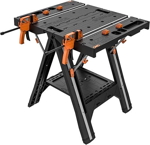 Worx Pegasus 2-in-1 Folding Work Table & Sawhorse, Easy Setup Portable — Key specifications at a glance