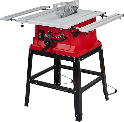 10 inch Table Saw, Portable Benchtop Table Saw, Stand & Push Stick, 50 — Real-world performance testing in action