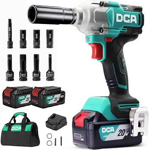 DCA Cordless Impact Wrench 1/2 INCH, Max 503Ft-lbs/682N.m Brushless Im — Side-by-side comparison of top picks in this category