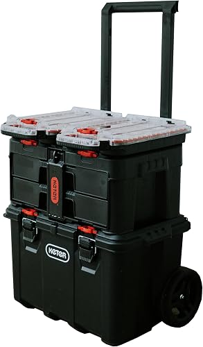 Stack N’ Roll 4-Piece Rolling Tool Storage System – Includes Large Rol — Real-world performance testing in action