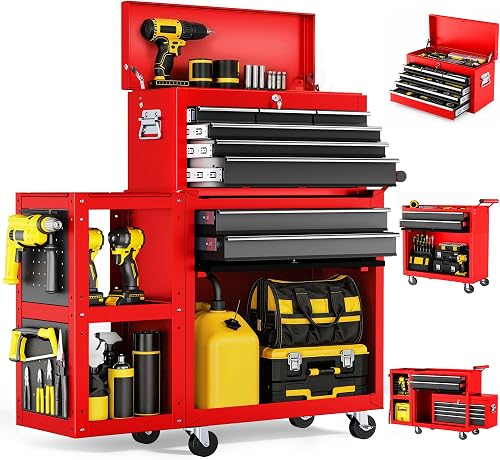 LDHTHOPI 8-Drawer Rolling Tool Chest, Assembled Metal Tool Storage Cab — Side-by-side comparison of top picks in this category