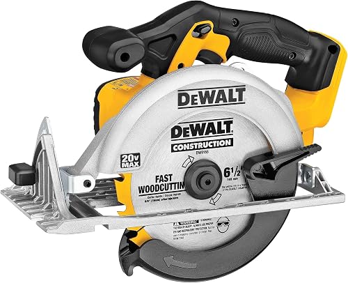 DEWALT 20V MAX Circular Saw, Cordless Sidewinder Style Portable, 6-1/2 — Key specifications at a glance