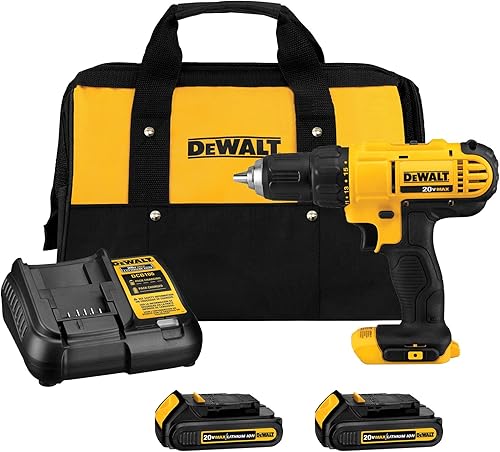 DEWALT 20V Max Cordless Drill Driver Set, 2 Speed, High Performance Mo — Real-world performance testing in action