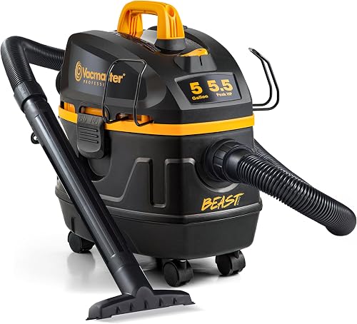 Vacmaster Professional Beast Series VFB511H 0201 5-Gallon 5.5 Peak HP — Real-world performance testing in action